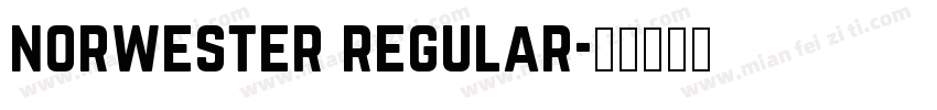 norwester regular字体转换